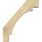 Ekena Millwork 6"W x 24"D x 28"H Merced Rough Sawn Knee Brace, Douglas Fir BRC06X24X28MRC00RDF - alternate 3